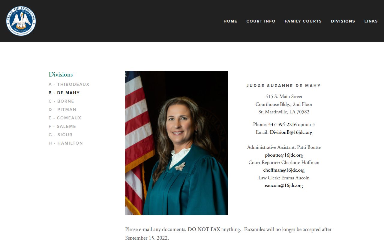 Iberia Parish District Court Division B records
